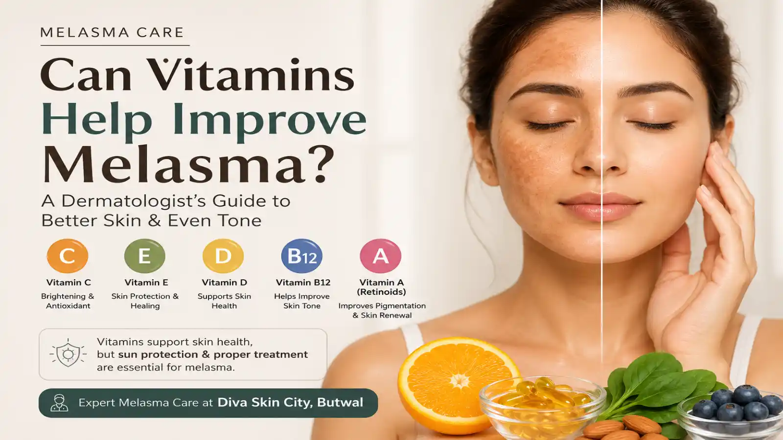 Can Vitamins Help Improve Melasma? A Dermatologist’s Guide