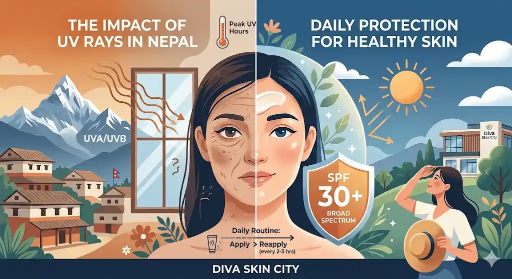 The Ultimate Guide to Sunscreen & Sun Damage: Why Daily Sun Protection is Essential for Healthy Skin in Nepal
